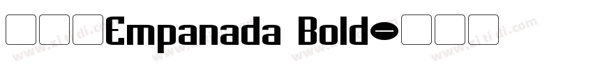 字体名Empanada Bold字体转换